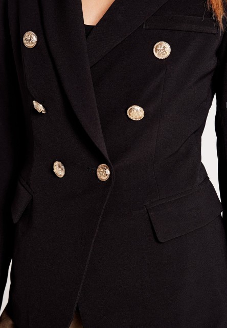 missguided military style blazer 2